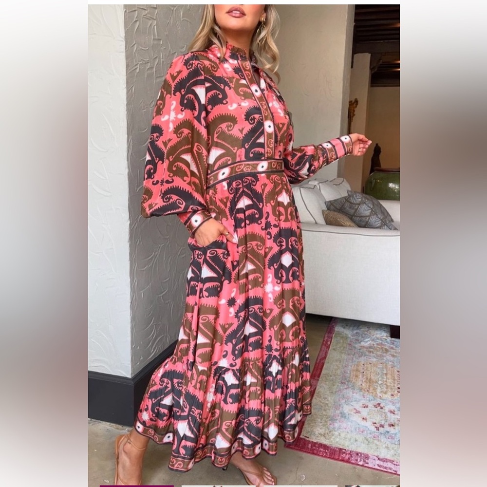 Oliphant Dress Uzbek Brick Maxi